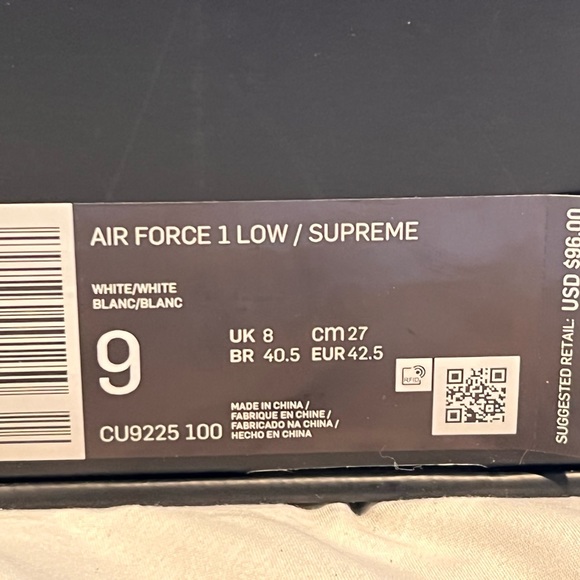 Nike supreme Air Force 1 - Picture 7 of 7